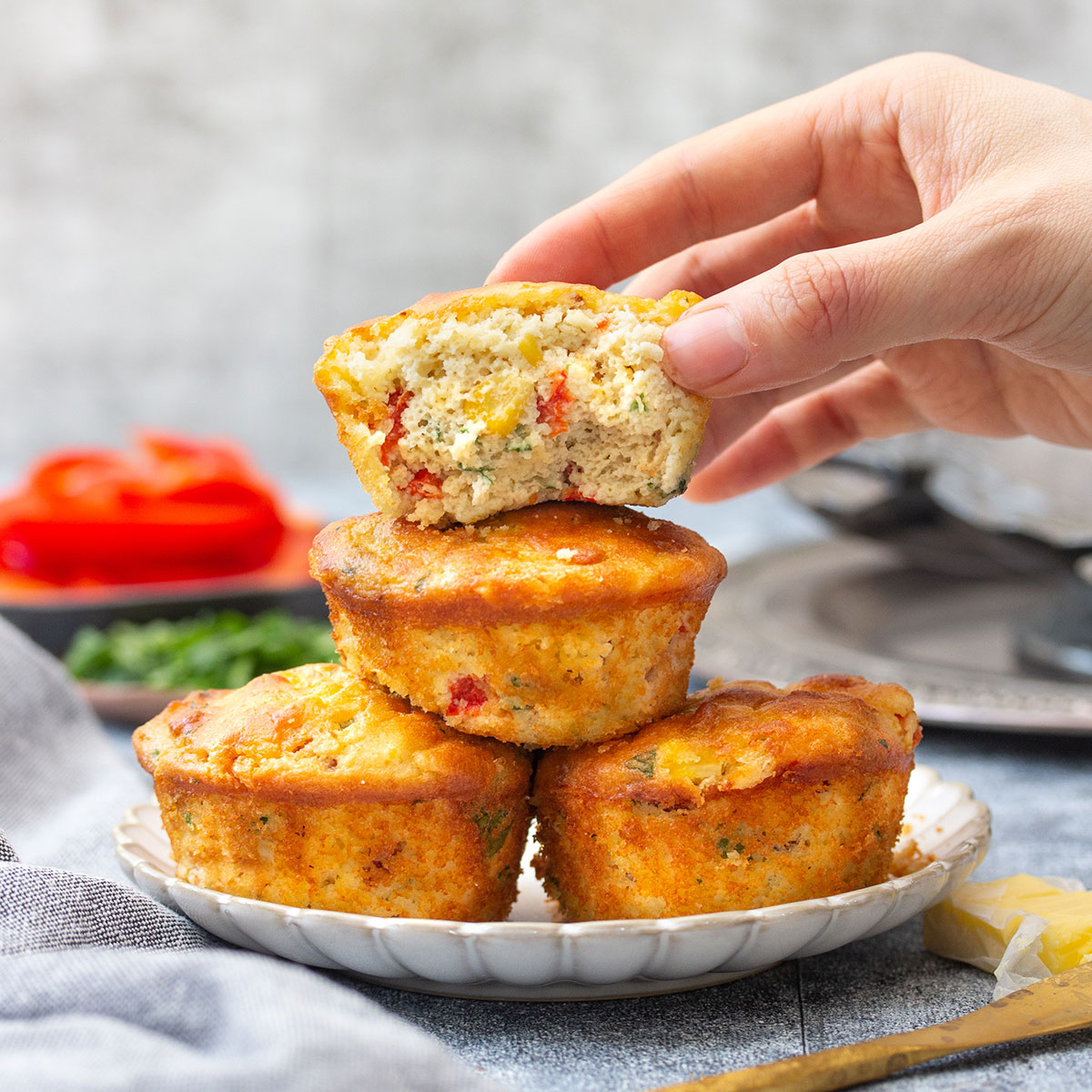 Savoury Bacon and Cheese Muffins | Cinderella